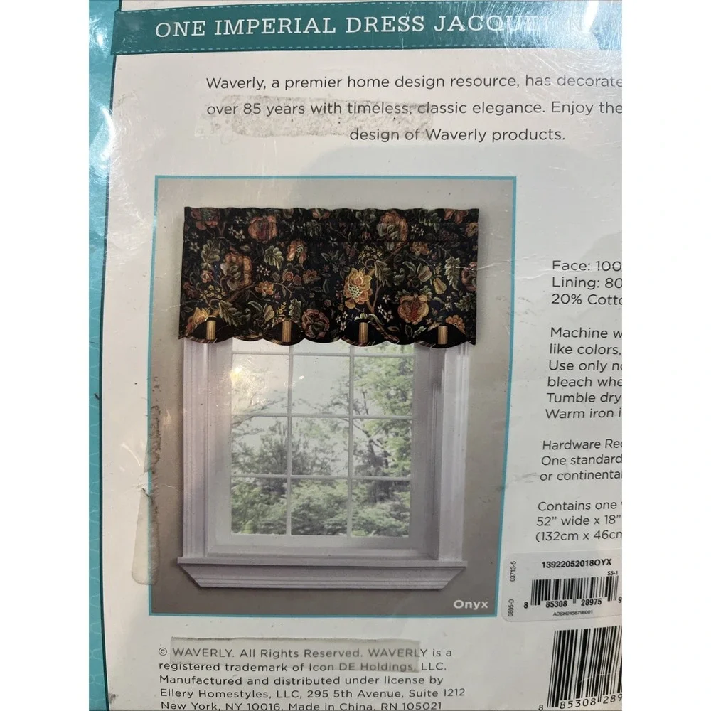 Waverly Imperial Dress Jacqueline Valance Black Onyx 52